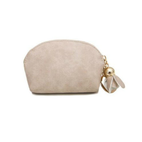 Creative Mini Cute Coin Purse with Flower Tassel Pendant