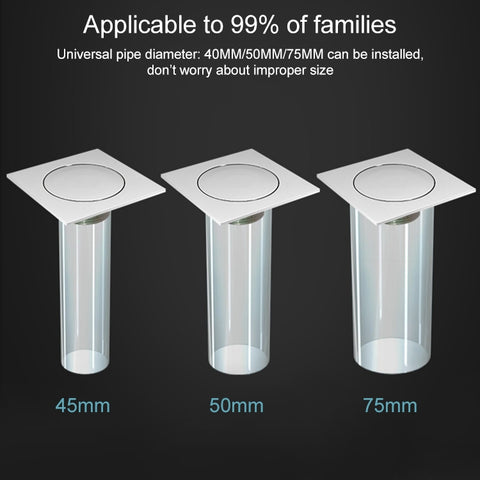 Foot-operated Bouncing Floor Drain From Gravity Deodorant Bouncing Floor Drain