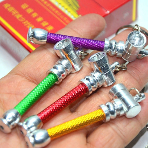 2 PCS 70mm Metal Rolling Machine Tobacco Roller Cigarette Maker For Paper, Keychain