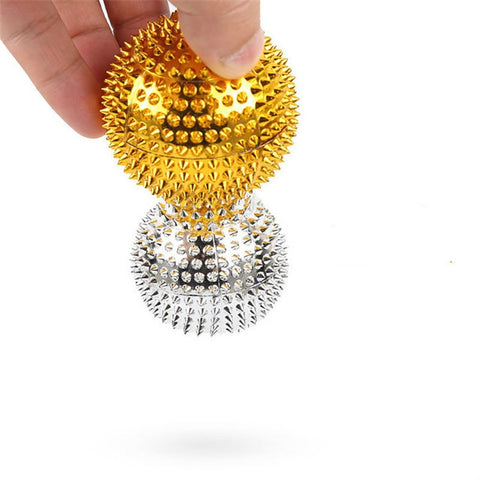 1 Pair Magnetic Massage Ball Relax Muscle Finger Plantar Pressure Massage Stab Ball, 3.2cm, 4.7cm, 5.6cm