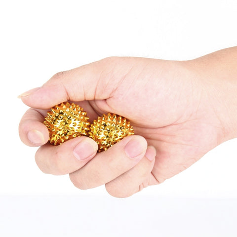 1 Pair Magnetic Massage Ball Relax Muscle Finger Plantar Pressure Massage Stab Ball, 3.2cm, 4.7cm, 5.6cm