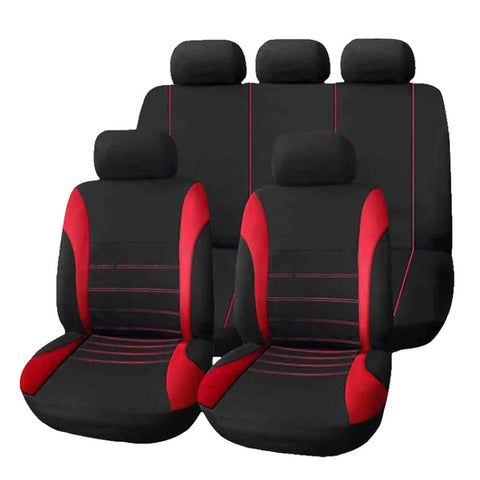 9 PCS Four Seasons Universal Seat Cover Cushion Car Fur Seat Covers Set Universal Cushion