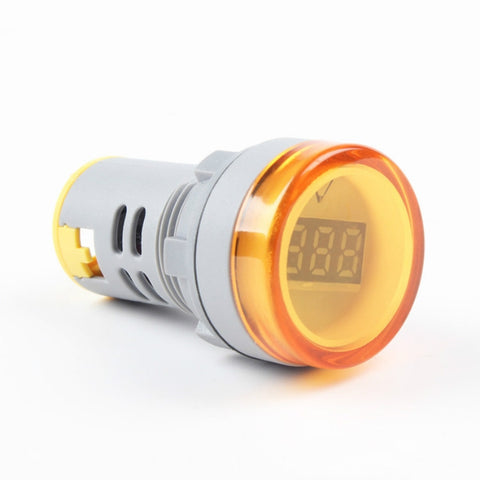 AD16-22DSV  Mini Digital Display 60-500V General Indicator AC Voltmeter, Open Hole: 22mm, 60-500V Yellow, 60-500V Blue, 60-500V White, 60-500V Red, 60-500V Green