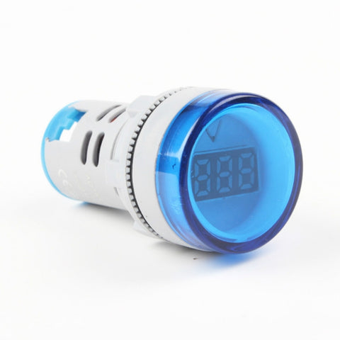 AD16-22DSV  Mini Digital Display 60-500V General Indicator AC Voltmeter, Open Hole: 22mm, 60-500V Yellow, 60-500V Blue, 60-500V White, 60-500V Red, 60-500V Green
