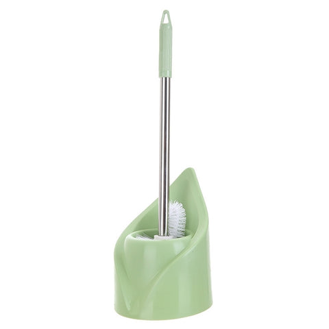 Stainless Steel Long Handle Toilet Brush Toilet Cleaning Brush, Triangle Shape Base, Diamond Shape Base