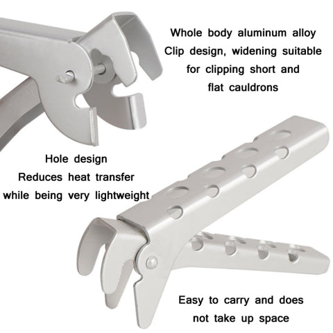 Outdoor Picnic Barbecue Aluminum Alloy Anti-scalding Pot Tongs