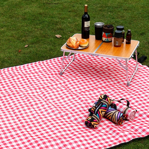 140x200 CM Camping Camping Moistureproof Outdoor Picnic Mat Beach Mat, 200x140cm Purple, 200x140cm Red