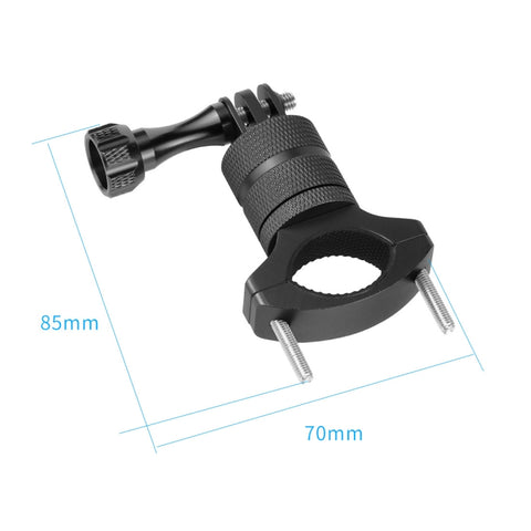Aluminum Alloy Bicycle Mounting Bracket Bicycle Clip For Action Camera, Black, Red, Blue