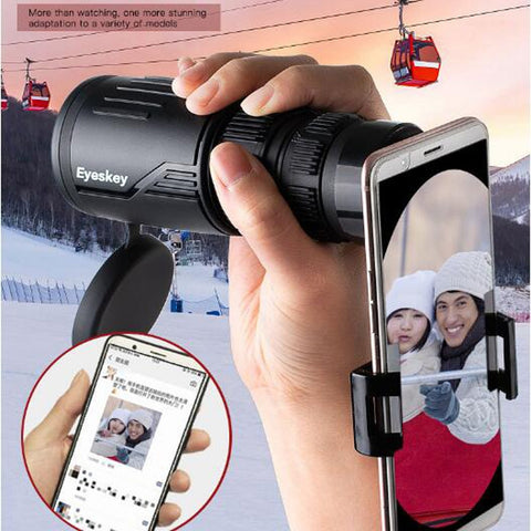 Eyeskey 8-24X42 Zoom Single-tube HD Telescope Mobile Phone Photo Telescope Waterproof Monocular Binoculars, 8-24X42