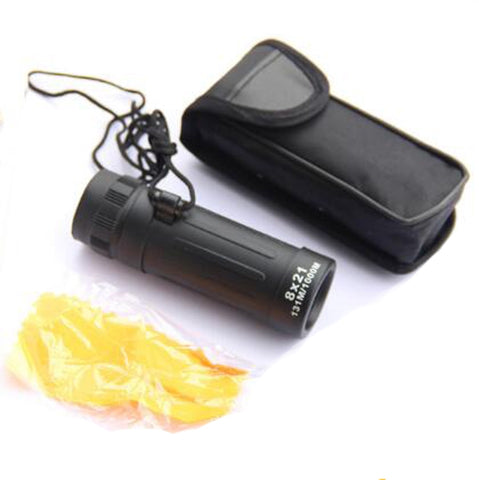 10x25 Telescope Compact Mini Red Film Monoculars, 10x25