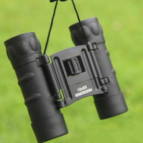 12X25 Telescope Low Light Night Vision High Power HD Pocket Binoculars, 12X25