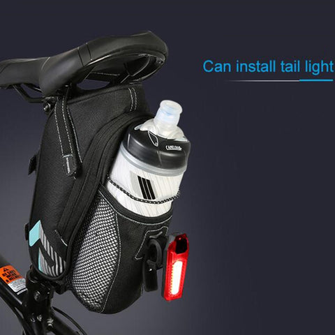 ROSWHEEL 1.8L Bicycle Tail Bag Saddle Bag Kettle Bag Can Hang Taillights, ROSWHEEL Saddle Bag