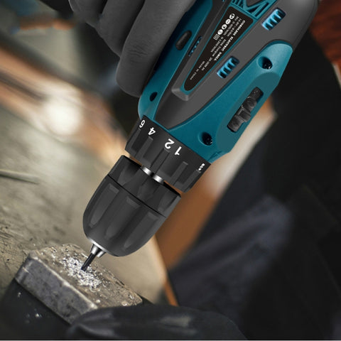 HILDA Electric Drill Cordless Screwdriver Lithium Battery Mini Drill Cordless Screwdriver Power Tools, EU Plug, 16.8V with Carton Box, 12V with Carton Box, 12V with Plastic Box, 16.8V with Plastic Box