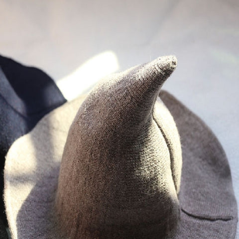 Halloween Personality Wizard Steeple Great Brim Wool Cap