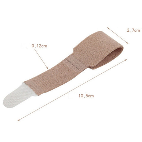 10pcs Toe Finger Straightener Hammer Toe Hook and Loop Fastener Corrector Bandage Toe Separator Splint, Bandage Toe Separator Splint
