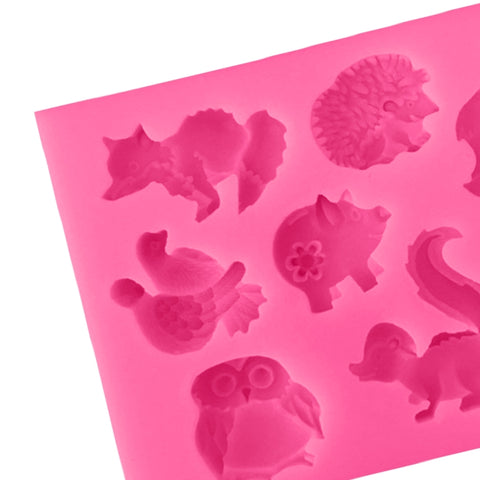Animals Silicone Mold Cake Decorating Tools Pastry Baking Chocolate Soap Mold, Animals Shape