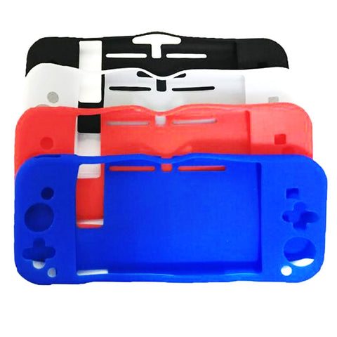 Silicone Protection Case All-inclusive Rubber Cover for Switch Game Console(White)