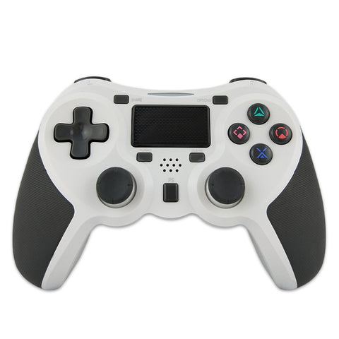 Rubberized Wireless Game Controller Bluetooth Handle for PS4 Host