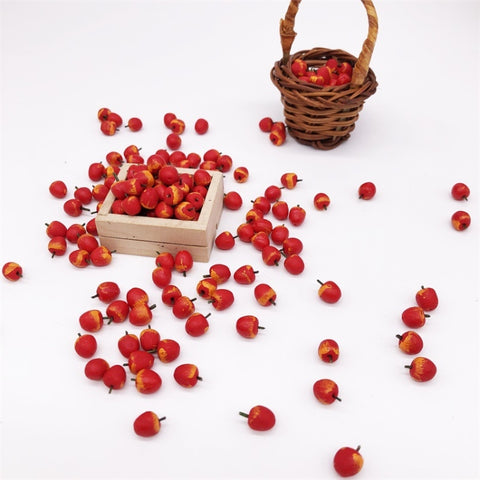 30 PCS / 3 Packs 1:12 Mini Doll House Kitchen Miniature Food Play Decoration Fruit Apple, Apple