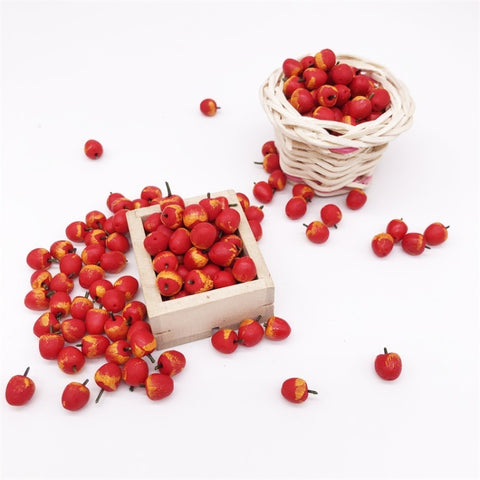 30 PCS / 3 Packs 1:12 Mini Doll House Kitchen Miniature Food Play Decoration Fruit Apple, Apple