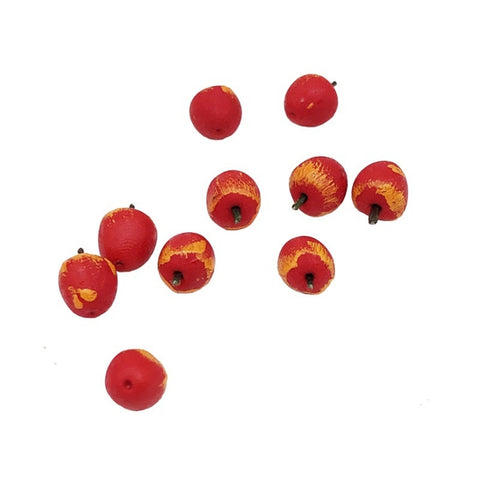 30 PCS / 3 Packs 1:12 Mini Doll House Kitchen Miniature Food Play Decoration Fruit Apple, Apple
