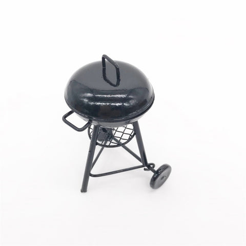 1:12 Mini House Toy Simulation Round Oven Outdoor Scene Decoration, Round Oven