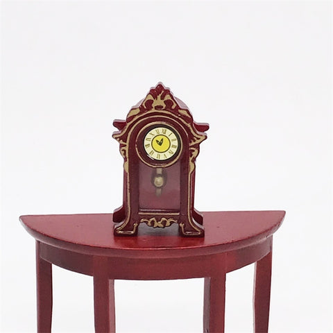 1:12 Mini House Toy Simulation Classical Retro Vintage Clock, Classical Vintage Clock