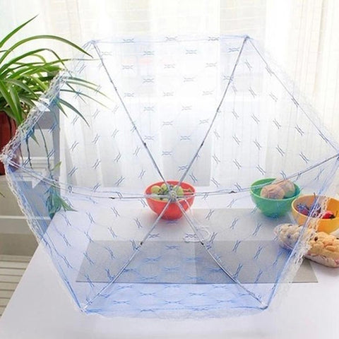 Lace Folding Dish Cover Mesh Cover Dish Dust-proof Printing Food Cover Fly-proof Cover Food Cover, Lace Folding Dish Cover