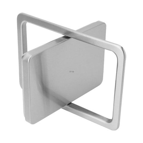 Embedded Type Stainless Steel Swing Cover Flip Kitchen Countertop Trash Can Lid  Cap, Round Drawing 20cm Diameter, Round  Mirror 24.5cm Diameter, Square 16.2x22.7cm