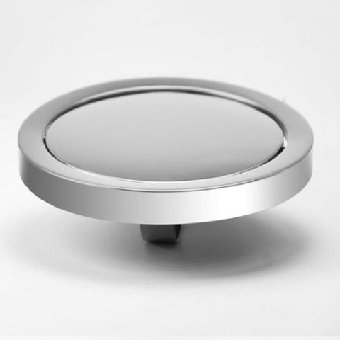 Embedded Type Stainless Steel Swing Cover Flip Kitchen Countertop Trash Can Lid  Cap, Round Drawing 20cm Diameter, Round  Mirror 24.5cm Diameter, Square 16.2x22.7cm