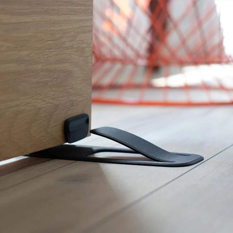 Multi-function Spring Innovative Door Stopper Block Simple Style Door Wedge Holder, Spring Door Stopper Black, Spring Door Stopper Blue