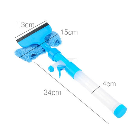 Multi-functional Double-sided Cleaning Scraper Household Tool Spray Water Brush Glass Scraping Tool Cleaner, Cleaning Scraper