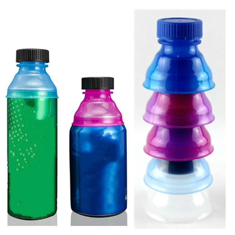 10 PCS Small Cans Cola Lid Sprite Leakproof Cap, Random Color Delivery, 10 PCS