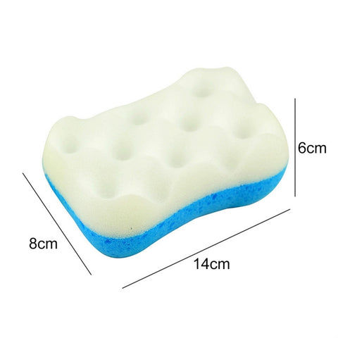 2 PCS Deep Skin Care Bath Sponge Exfoliating Cleansing Washing servant Shower Sponge Brush, Random Color Delivery, Deep Skin Care Bath Sponge