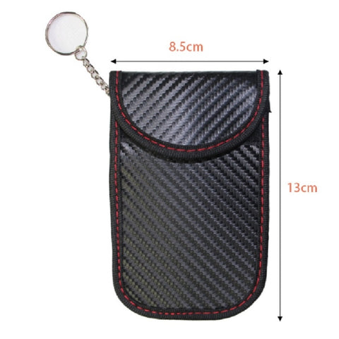 Antimagnetic RFID Car Key Mobile Phone Bag Shielding Set Radiation Cell Phone Pocket, 2 PCS 13 x 8.5cm