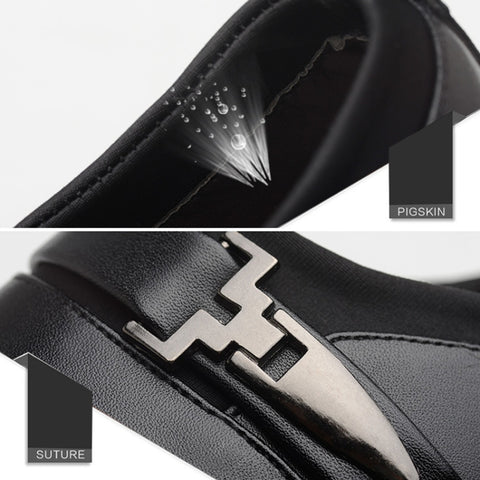 Men Set Business Dress Shoes PU Leather Pointed Toe Oxfords Shoes, 47, 48