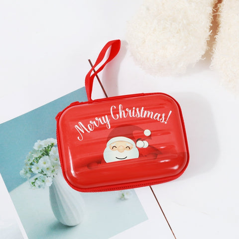 Christmas Cartoon Coin Purse Creative Square Storage Box Key Case, Type 5, Type 6, Type 2, Type 1, Type 3, Type 4