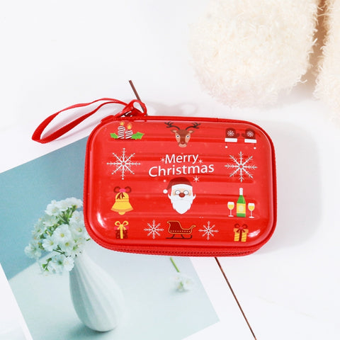 Christmas Cartoon Coin Purse Creative Square Storage Box Key Case, Type 5, Type 6, Type 2, Type 1, Type 3, Type 4