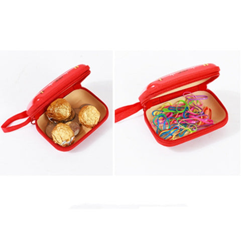 Christmas Cartoon Coin Purse Creative Square Storage Box Key Case, Type 5, Type 6, Type 2, Type 1, Type 3, Type 4