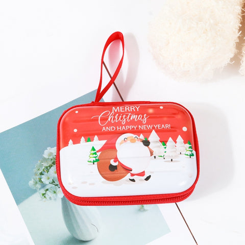 Christmas Cartoon Coin Purse Creative Square Storage Box Key Case, Type 5, Type 6, Type 2, Type 1, Type 3, Type 4