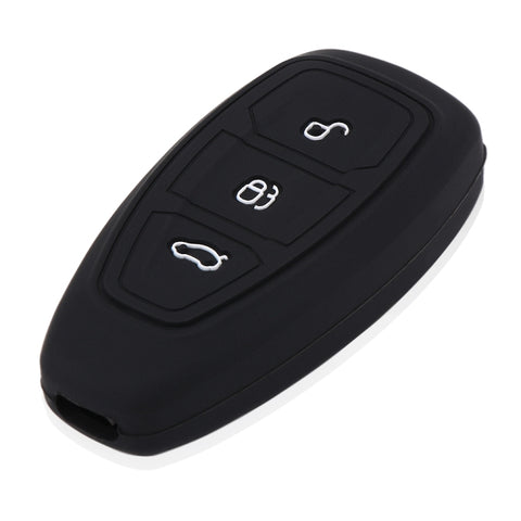 Silicone Car Key Cover for Ford Kuga Focus 3 4 Ecosport Fiesta, For Ford Kuga Focus