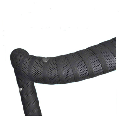 PROMEND Road Bike Handlebar Embossed Hollow Breathable Sweat-absorbent Anti-slip Tape, 200x3cm Mesh Texture