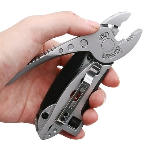Outdoor Camping Multifunctional Pliers Multifunctional Wrench Tool Combination, Camping Pliers
