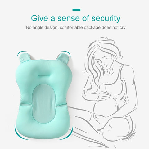 Baby Bath Mat Bath Net Pocket Non-slip Mat
