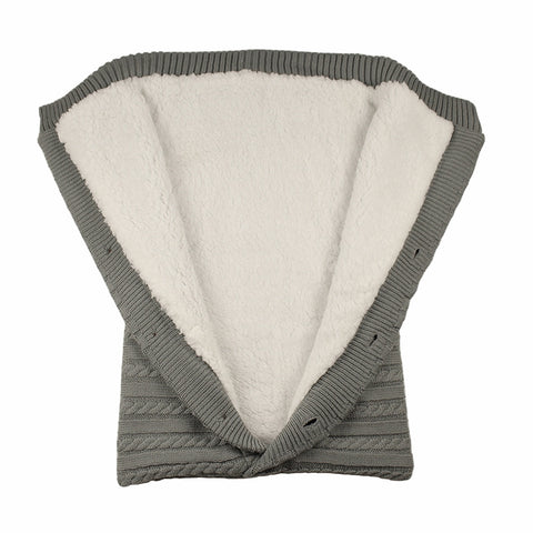 Warm Soft Cotton Knitting Envelope Newborn Baby Sleeping Bag