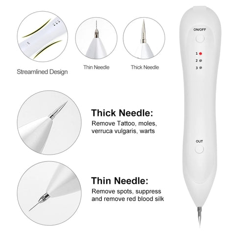 Dark Spot Remover USB Laser Plasma Pen Facial Freckle Wart Removal Beauty Care Device