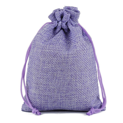 50 PCS Multi size Linen Jute Drawstring Gift Bags Sacks Wedding Birthday Party Favors Drawstring Gift Bags, 13x18cm, 15x20cm, 17x23cm