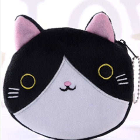 Cute Cat Coin Purse Children Plush Coin Purse