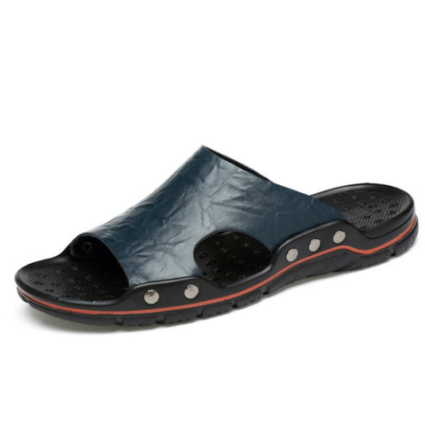 Men Casual Beach Shoes Slippers Microfiber Wear Sandals, 37, 38, 39, 40, 41, 42, 43, 44, 45