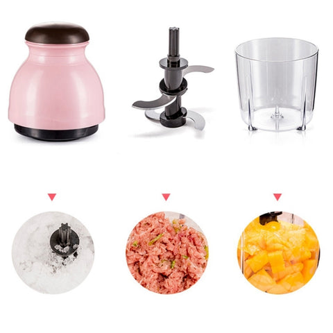 Portable Mixing Cup Electric Soy Milk Juicer Multi-function Cooking Machine Home Meat Grinder, Plastic Cup, Glass Cup